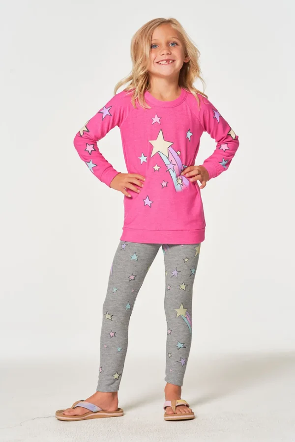 Hot Shooting Star Leggings Kids Girls