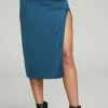 Shop Side Slit Midi Skirt Women Bottoms | Dresses