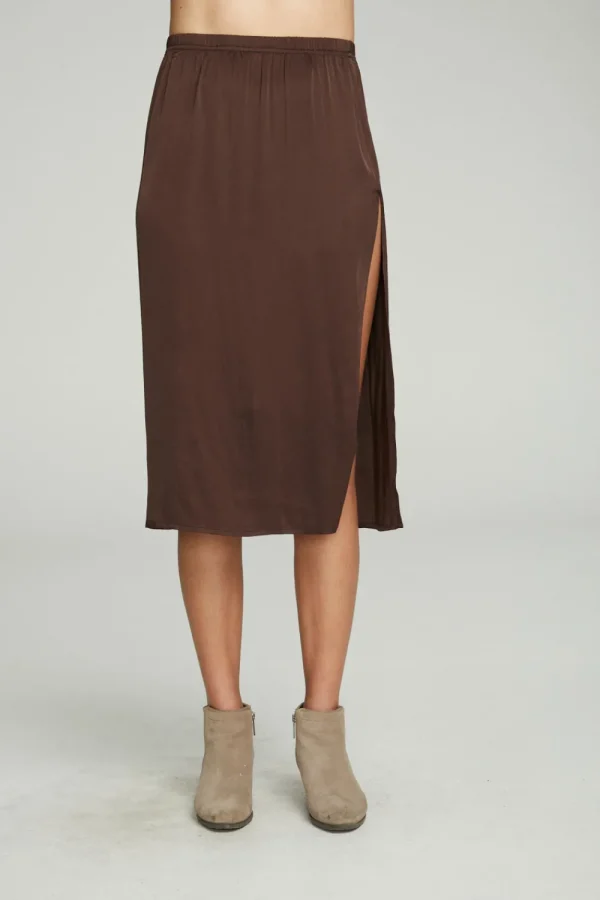 New Side Slit Midi Skirt Women Bottoms | Dresses