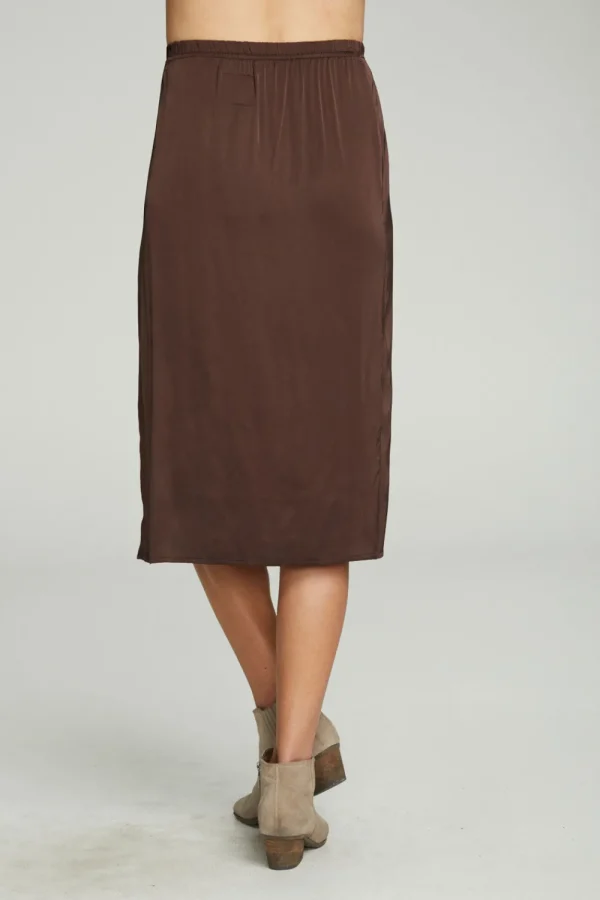 New Side Slit Midi Skirt Women Bottoms | Dresses