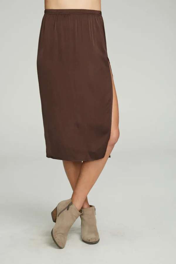 New Side Slit Midi Skirt Women Bottoms | Dresses