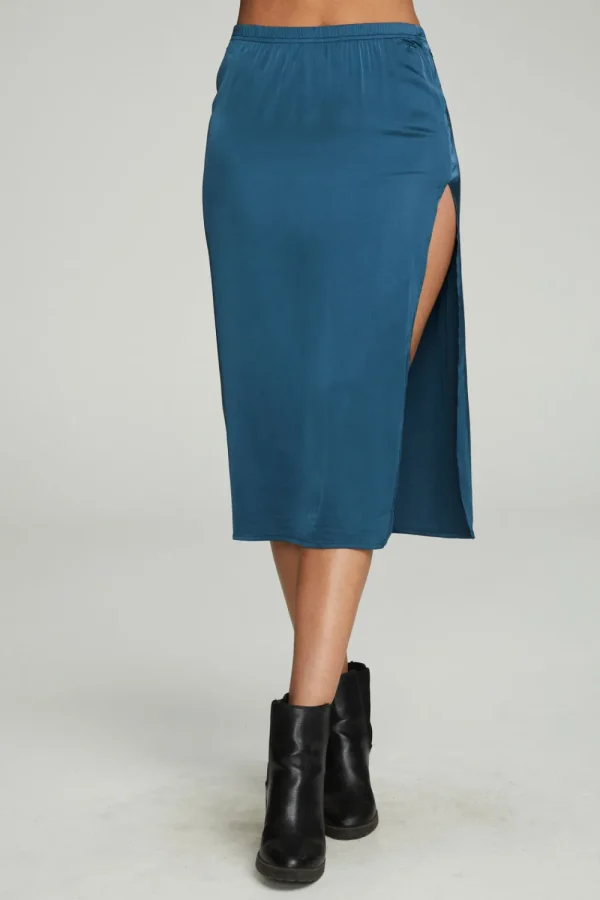 Shop Side Slit Midi Skirt Women Bottoms | Dresses
