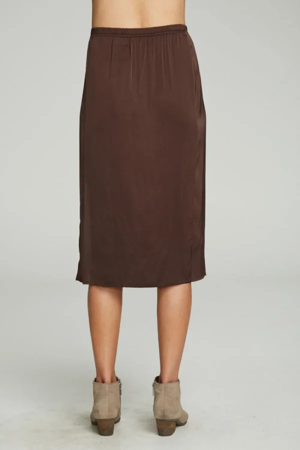 New Side Slit Midi Skirt Women Bottoms | Dresses
