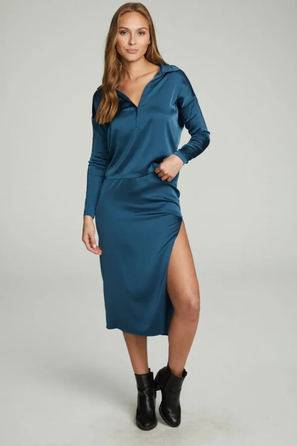 Shop Side Slit Midi Skirt Women Bottoms | Dresses