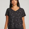 Cheap Silver Martinis Tee Women Loungewear | Graphics
