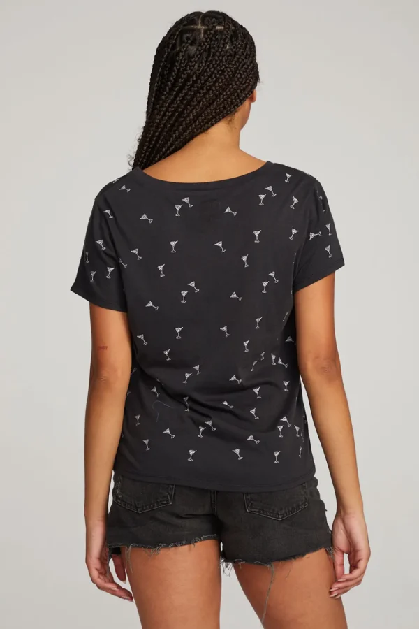 Cheap Silver Martinis Tee Women Loungewear | Graphics