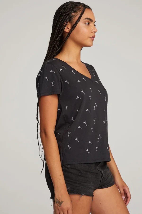Cheap Silver Martinis Tee Women Loungewear | Graphics