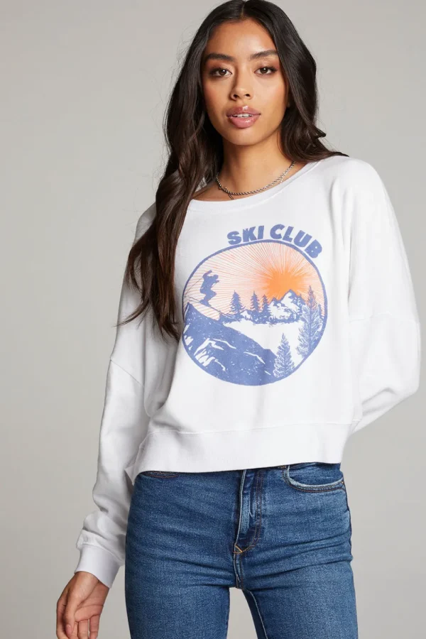 Outlet Ski Club Long Sleeve Women Loungewear | Graphics