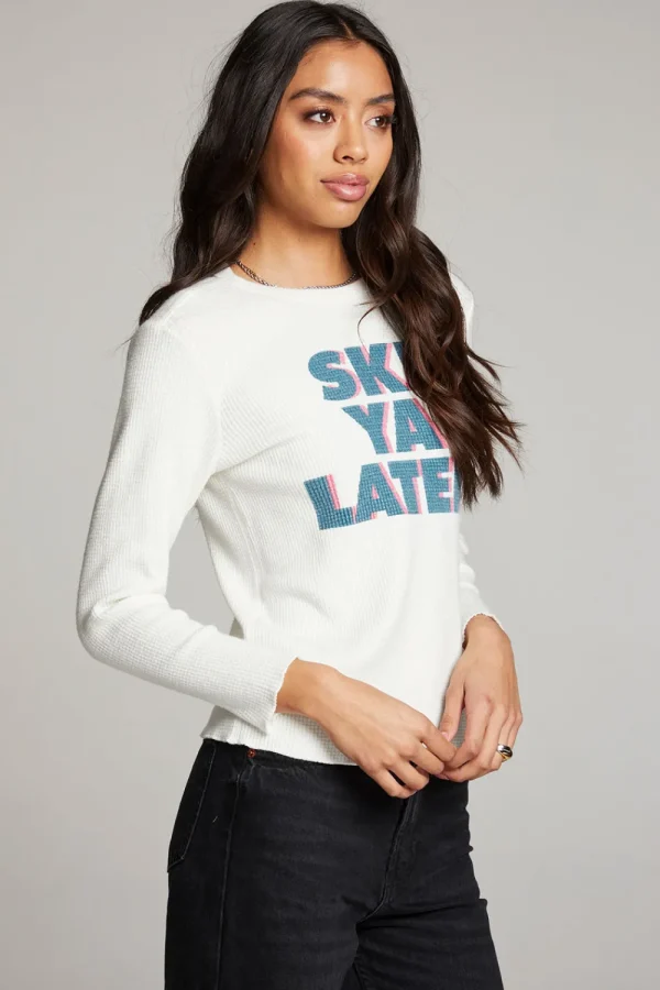 Shop Ski Ya Later Long Sleeve Women Loungewear | Graphics