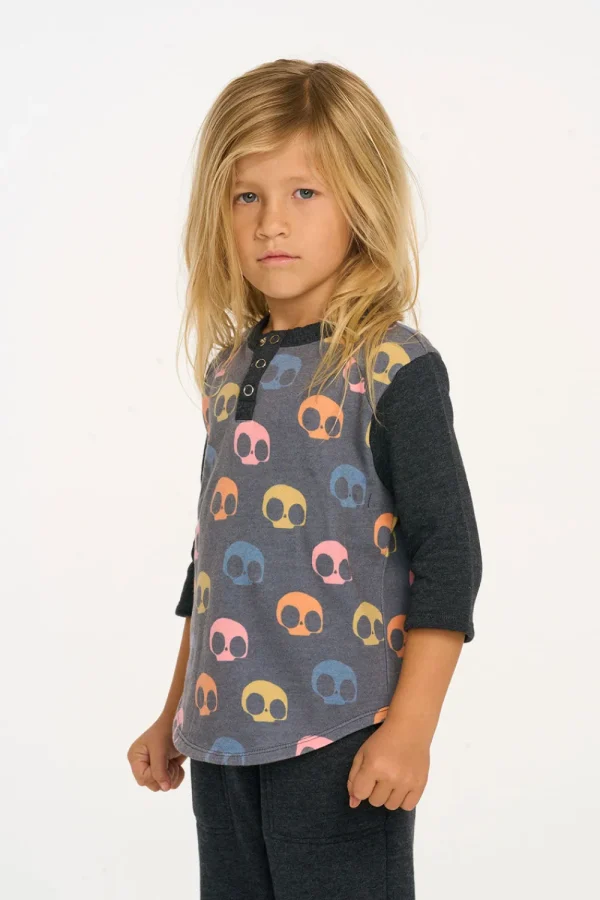 Sale Skull Candy Henley Tee Kids/BOY Boys