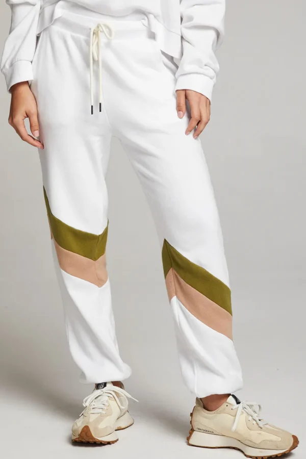 Best Skull Sand Color Block Joggers Women Loungewear | Bottoms