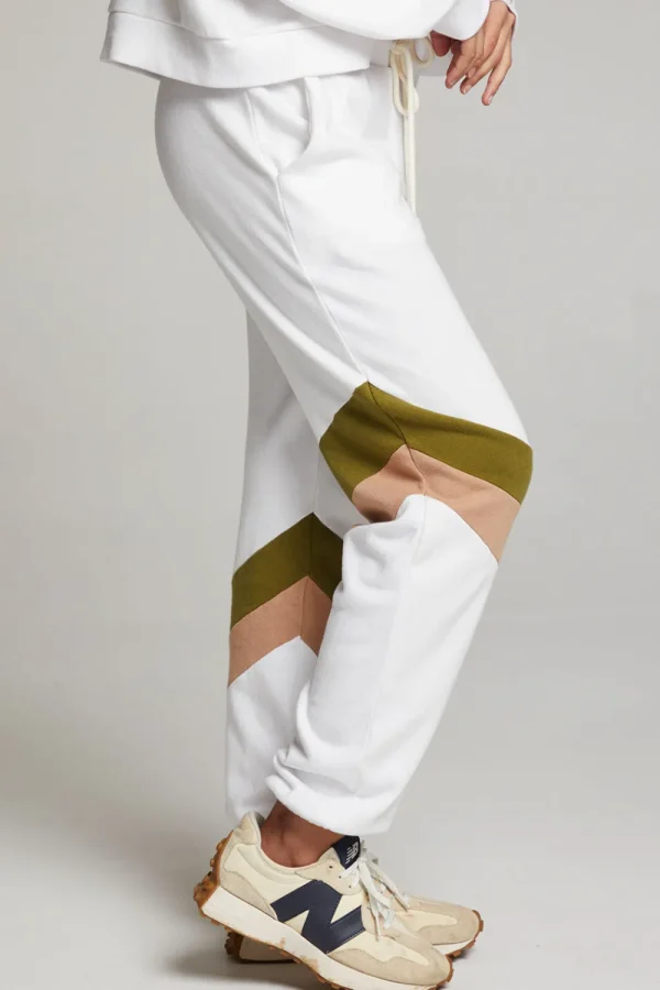 Best Skull Sand Color Block Joggers Women Loungewear | Bottoms