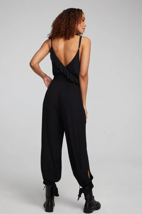 Flash Sale Slash Shadow Black Jumpsuit Women Loungewear | Bottoms