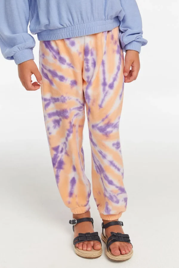 Sale Slim Peach Lavender Tie Dye Girls Slouchy Pant Kids Girls