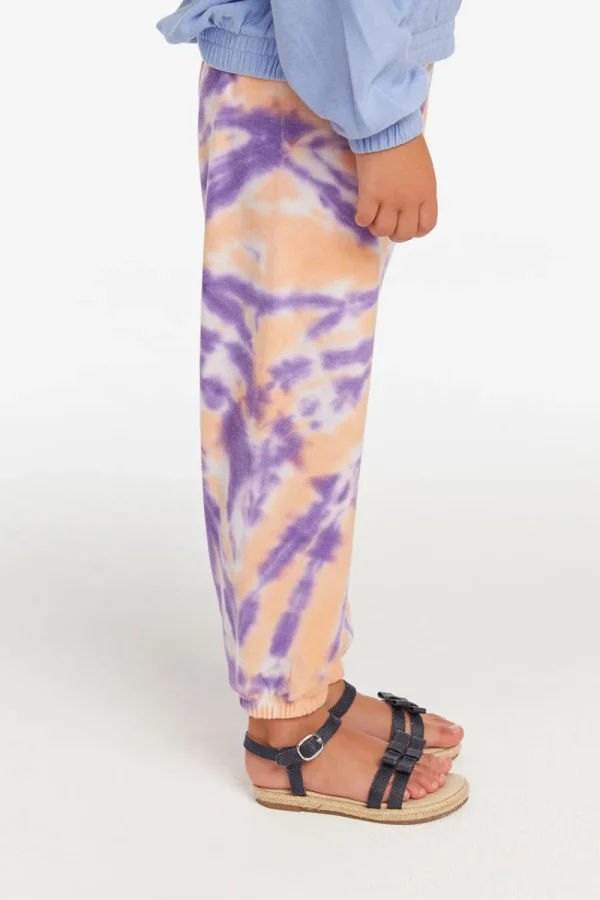 Sale Slim Peach Lavender Tie Dye Girls Slouchy Pant Kids Girls