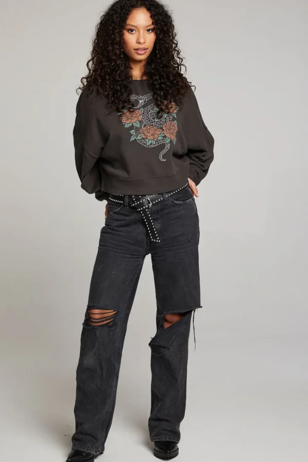 Best Sale Snake & Roses Pullover Women Loungewear | Graphics