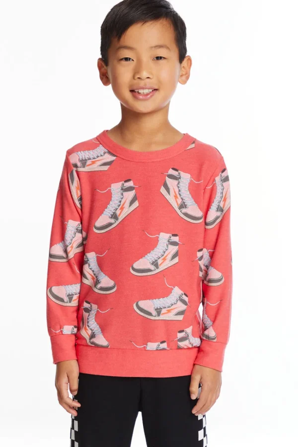 Sale Sneaker Time Boys Long Sleeve Tee Kids/BOY Boys