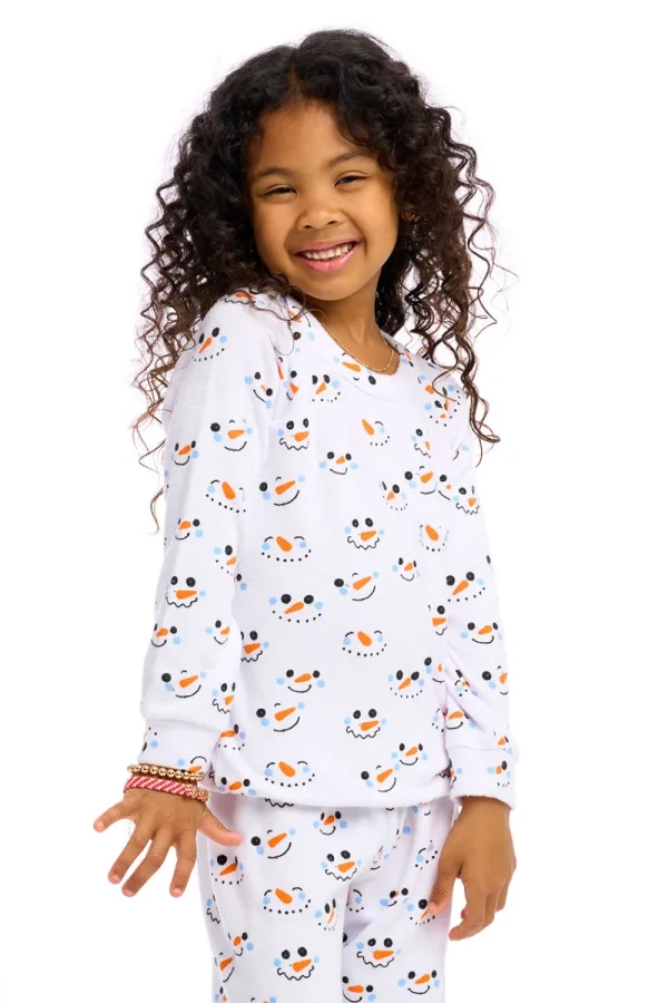 Sale Snowperson Pullover Kids Girls