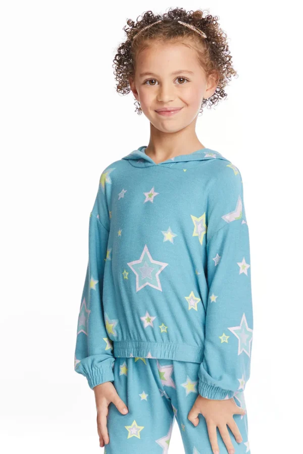 New Star Child Girls Pullover Hoodie Kids Girls