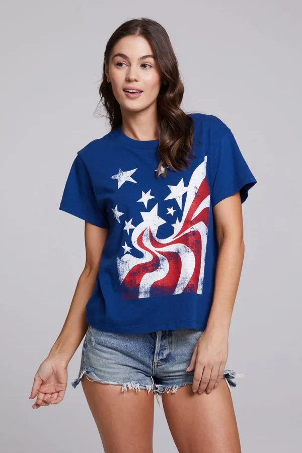 Hot Stars & Stripes Tee Women Loungewear | Graphics