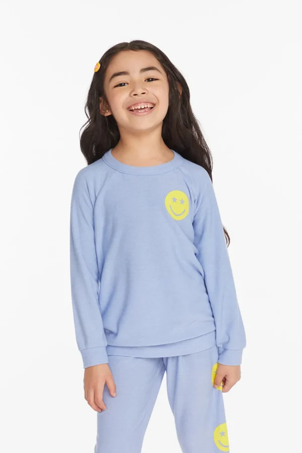 Hot Stars Smiley Cozy Knit Girls Pullover Kids Girls