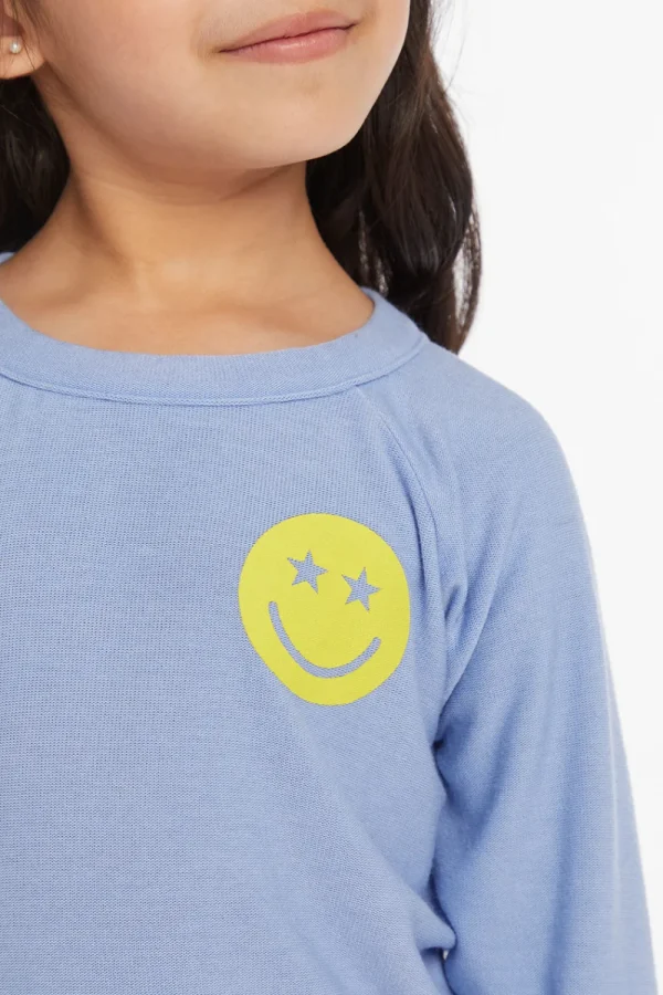 Hot Stars Smiley Cozy Knit Girls Pullover Kids Girls
