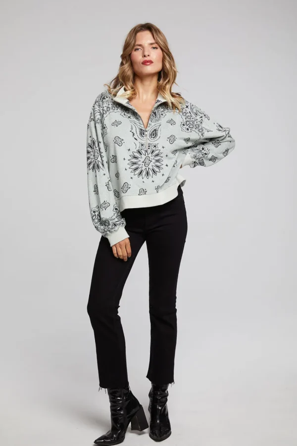 Store Stella Matcha Half Zip Pullover Women Loungewear | Tops