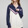 Flash Sale Stevie Almond Mood Indigo Pullover Women Outerwear | Loungewear