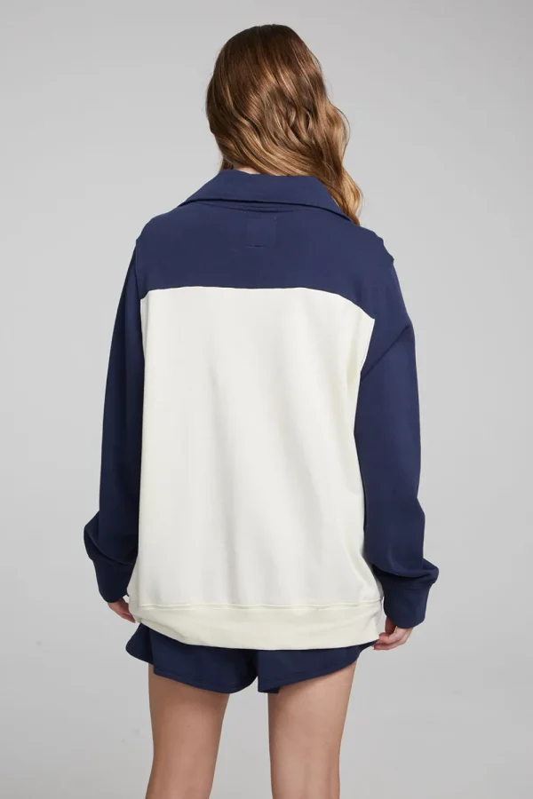 Flash Sale Stevie Almond Mood Indigo Pullover Women Outerwear | Loungewear