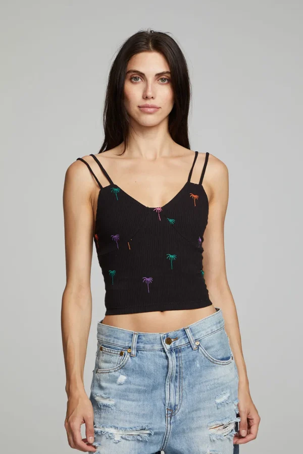 Shop Strand Crop Top - Black Onyx Women Loungewear | Tops