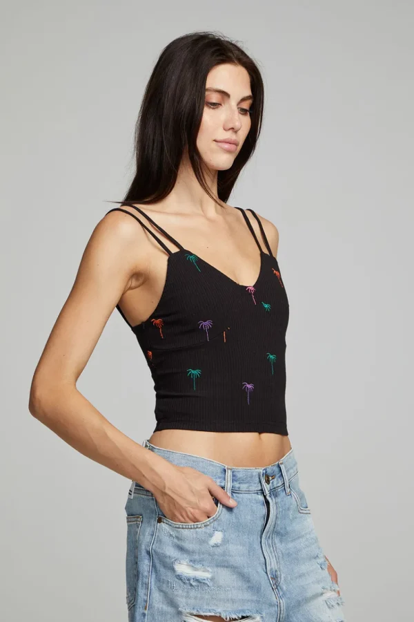Shop Strand Crop Top - Black Onyx Women Loungewear | Tops