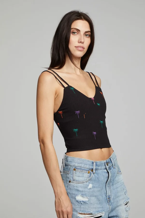Shop Strand Crop Top - Black Onyx Women Loungewear | Tops
