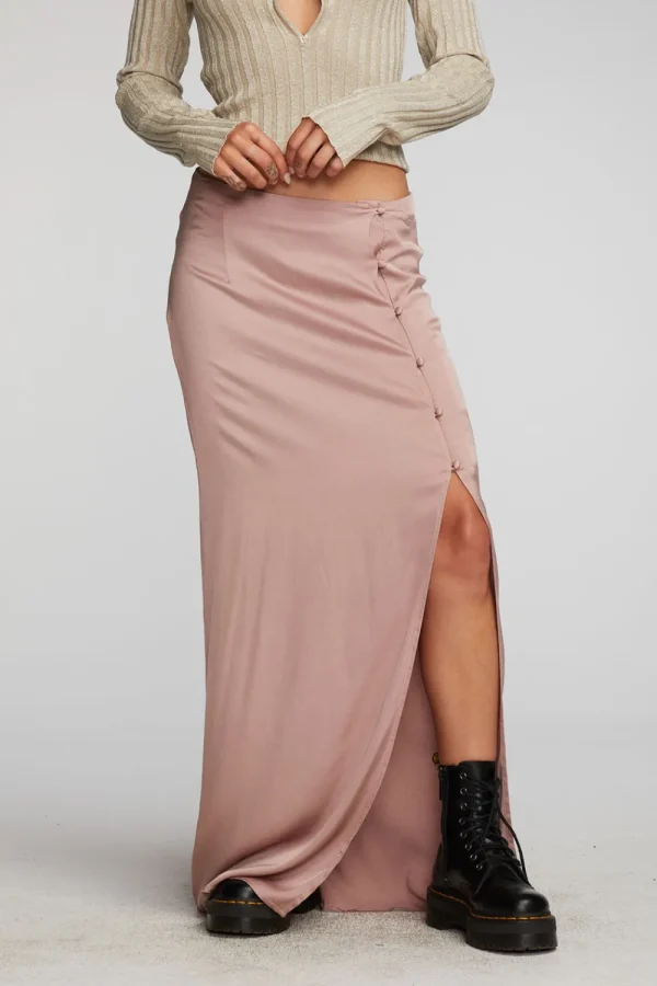 Best Sale Stretch Silky Woven Midi Skirt Women Loungewear | Bottoms