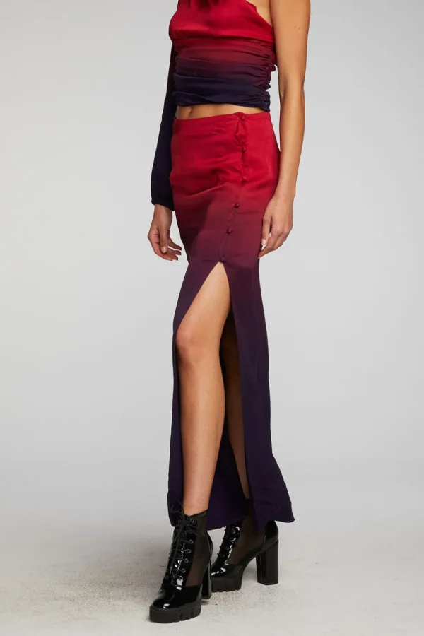 Cheap Stretch Silky Woven Midi Skirt Women Loungewear | Bottoms