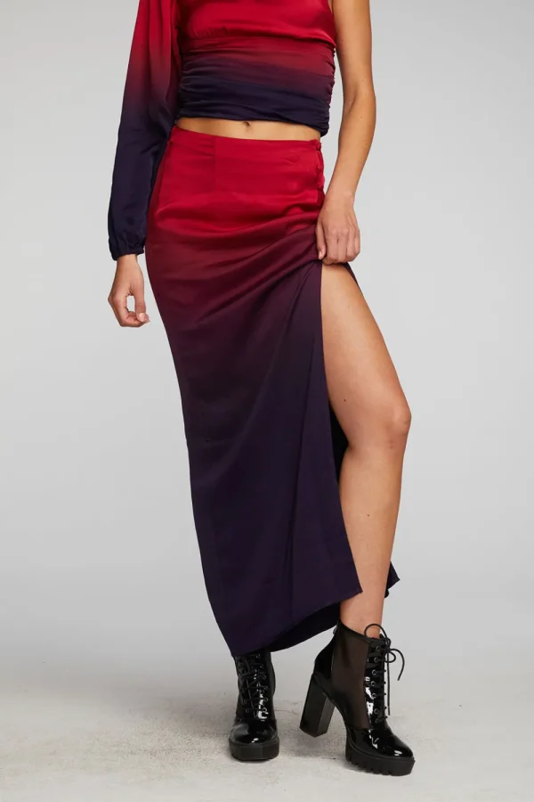 Cheap Stretch Silky Woven Midi Skirt Women Loungewear | Bottoms