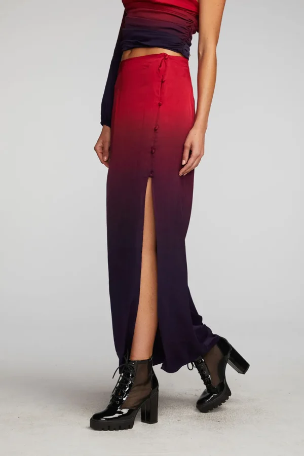 Cheap Stretch Silky Woven Midi Skirt Women Loungewear | Bottoms