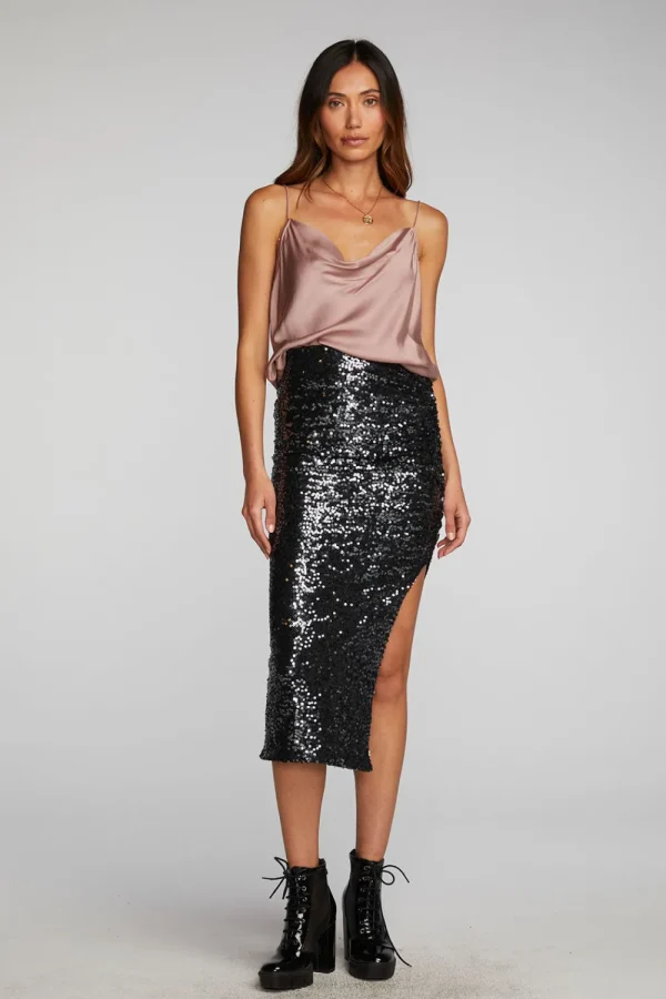 Online Stretch Silky Woven Tank Top Women Loungewear | Tops