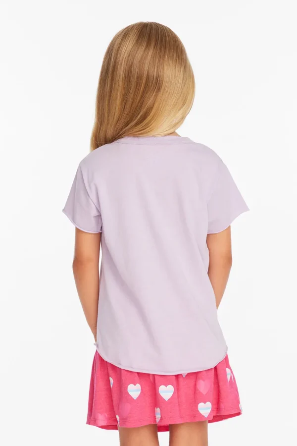 Clearance Stripe Heart Tee Kids Girls