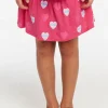Online Stripe Hearts Girls Skort Kids Girls