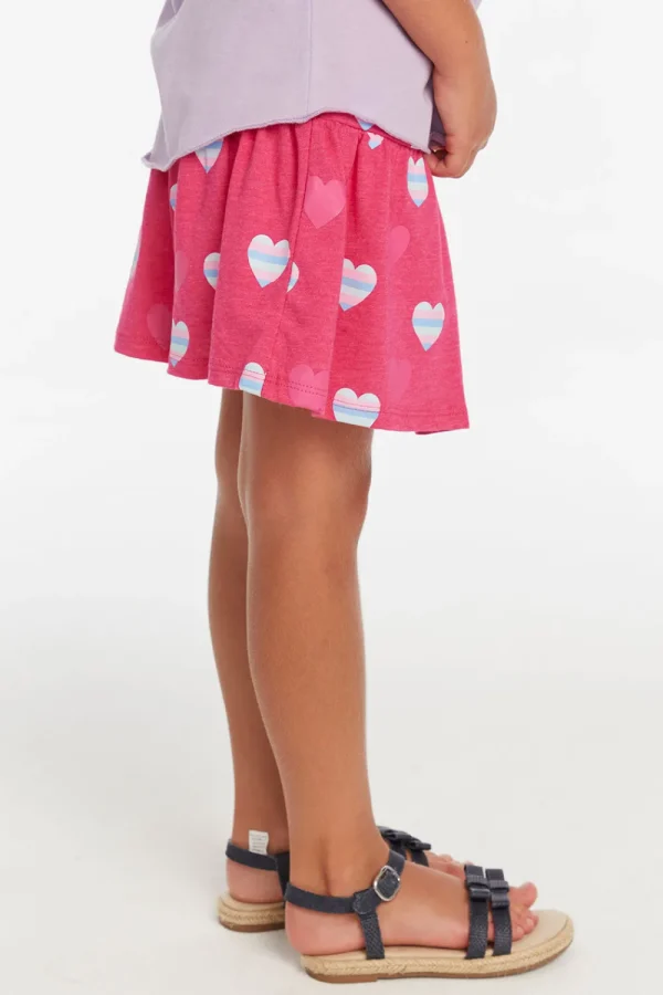 Online Stripe Hearts Girls Skort Kids Girls