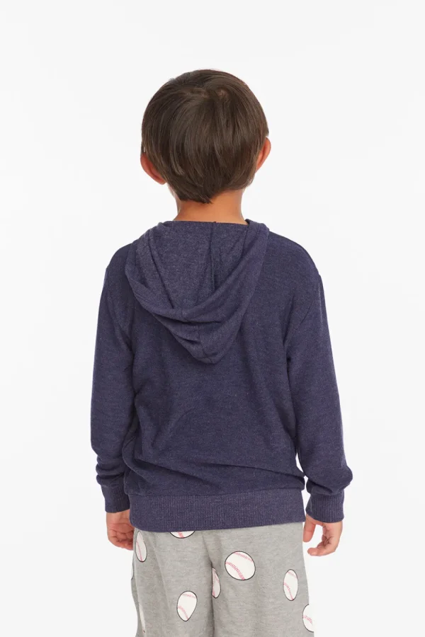 Fashion Striped Sapphire Boys Pullover Hoodie Kids/BOY Boys