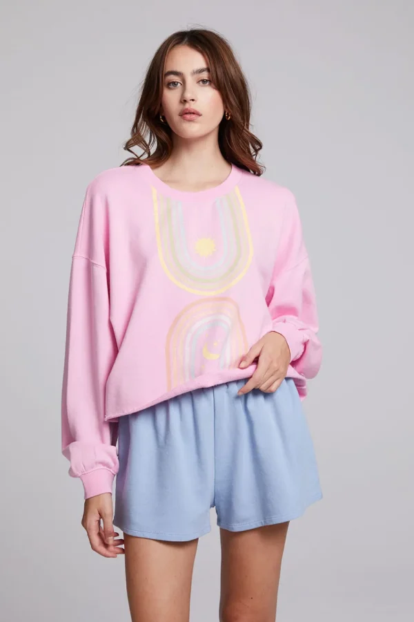 Discount Sun & Moon Rays Zodiac Pullover Women Loungewear | Graphics