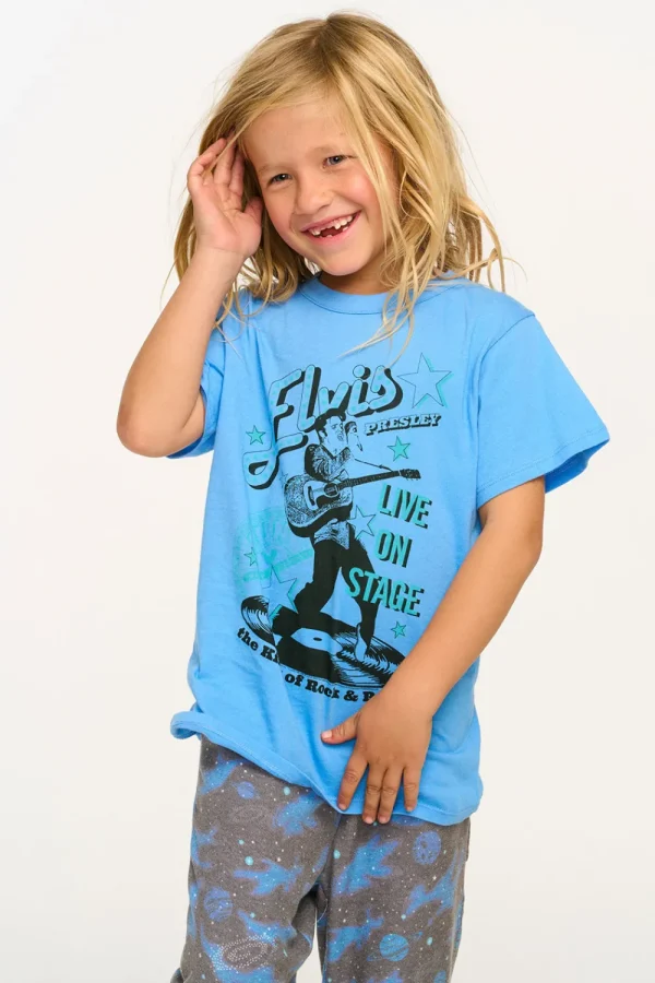 Online Sun Records Elvis Live On Stage Tee Women/Kids/BOY Boys | Music