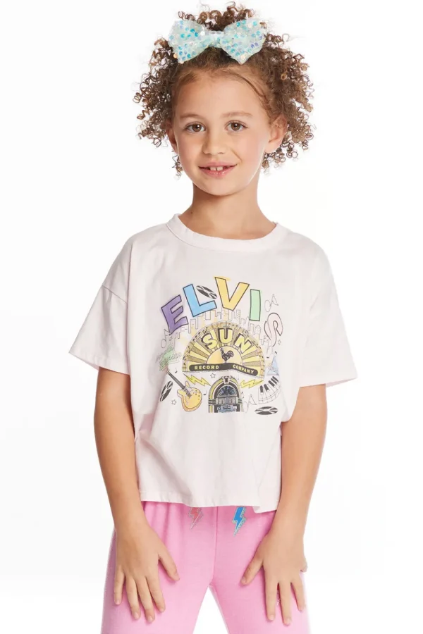 Online Sun Records Memphis Collage Girls Tee Kids Girls