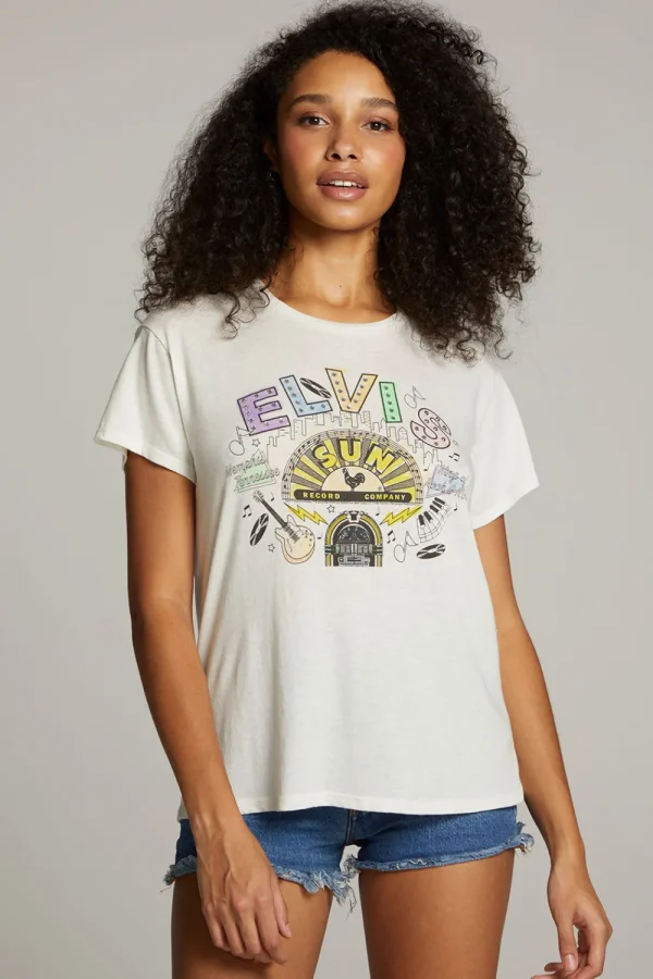 Shop Sun Records Memphis Collage Tee Women Loungewear | Graphics