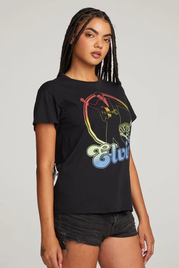 Outlet Sun Records Rainbow Elvis Tee Women Loungewear | Music