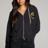Discount Sun Records Studded Elvis Zip Up Hoodie Women Outerwear | Loungewear
