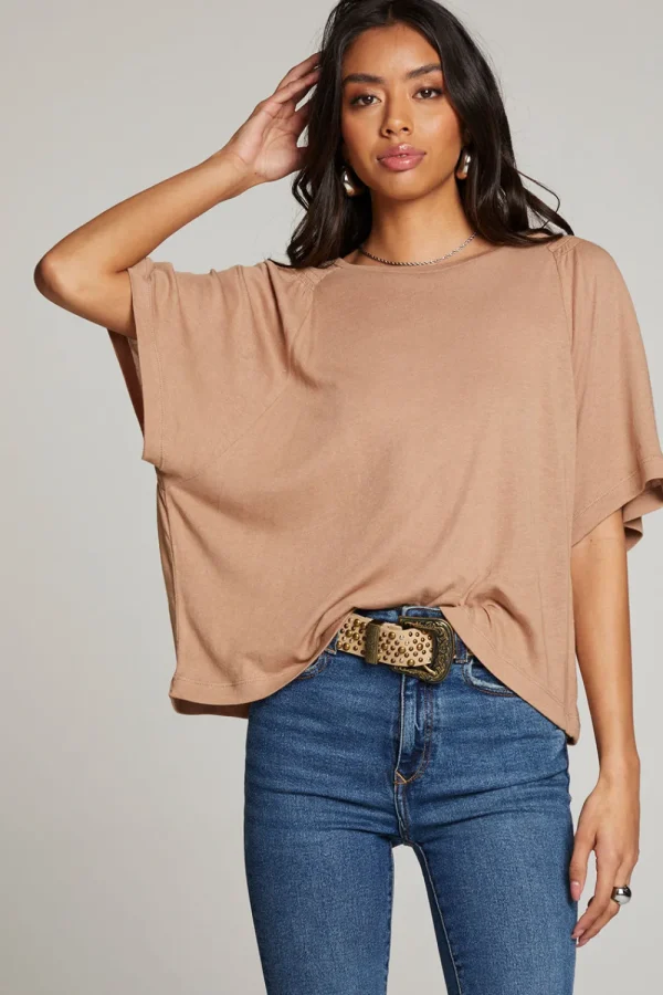 Best Sale Sun Warm Taupe Tee Women Loungewear | Tops