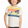 Cheap Sunset Beach Boys Tee Kids/BOY Boys