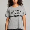 Online Support Local Musicians Tee Women Loungewear | Graphics